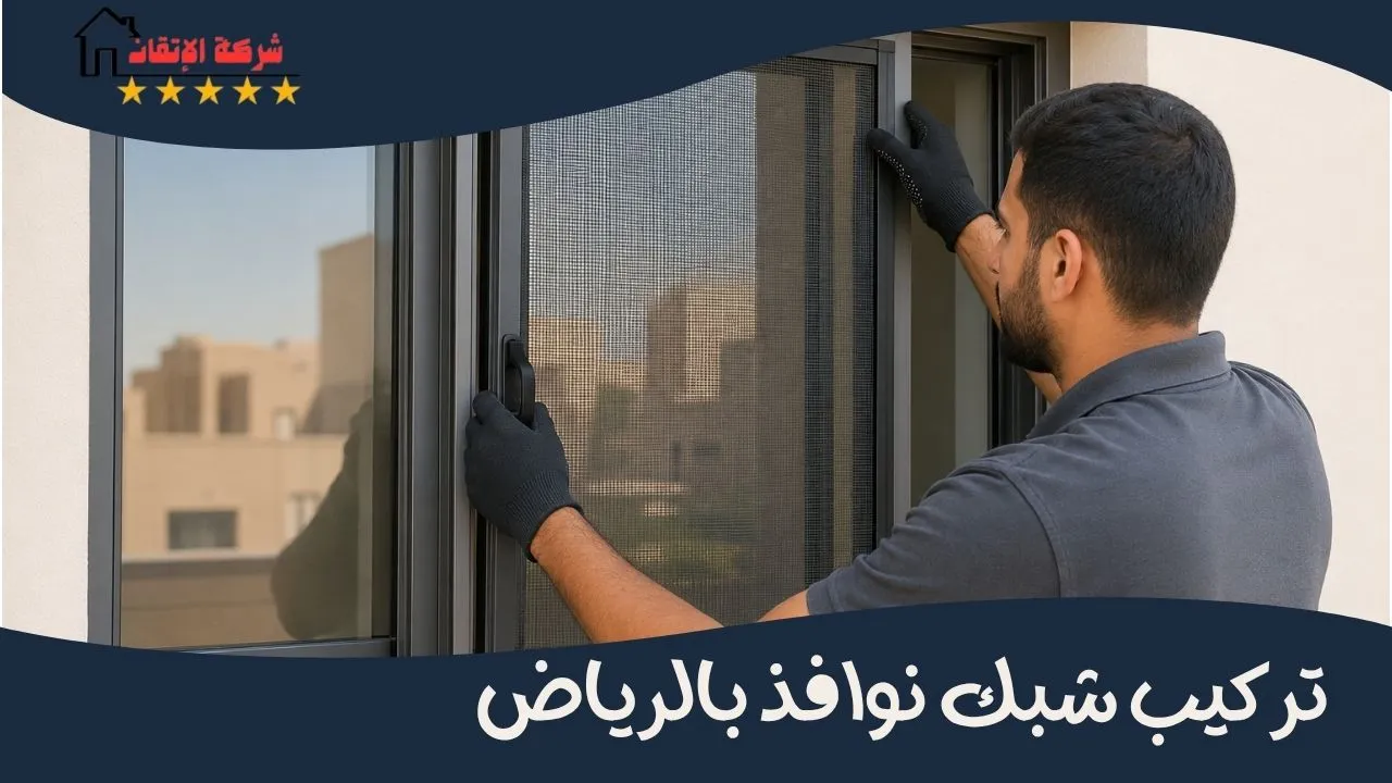 تركيب شبك نوافذ بالرياض تغيير الشبك القديم وتركيب الشبك الجديد